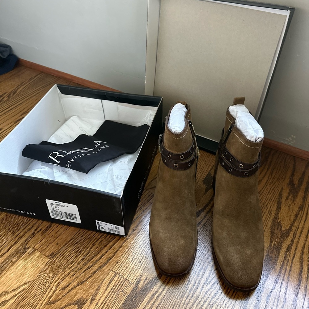 Brown Suede Chelsea Boots